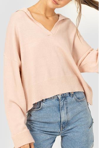 Gemmy Hooded Sweater Blush