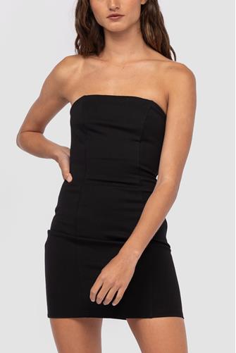 Strapless Mini Dress Black