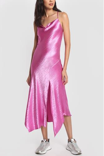 Silky Maxi Dress Pink