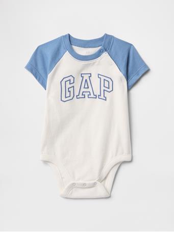 GAP - Baby Logo Raglan Bodysuit SOFT CORNFLOWER 452