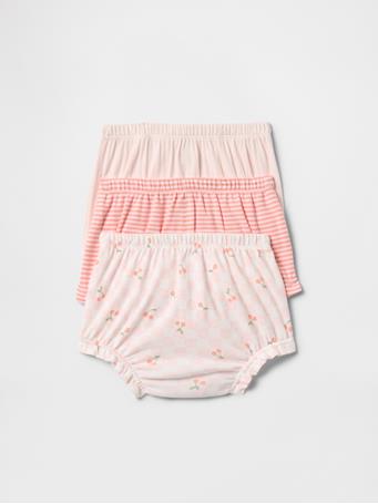GAP - Baby Pull-On Shorts (3-Pack) CHERRY BLOSSOM