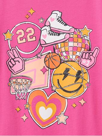 GAP - Kids Graphic T-Shirt BASKETBALL