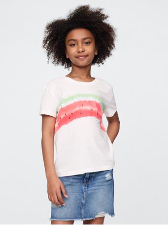 GAP - Kids Graphic T-Shirt NEW OFF WHITE
