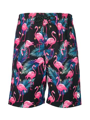 OCEAN CURRENT - Boys Flamingo Swim Trunks MULTI