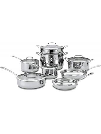 CUISINART - Contour Stainless 13-Piece Cookware Set STAINLESS STEEL
