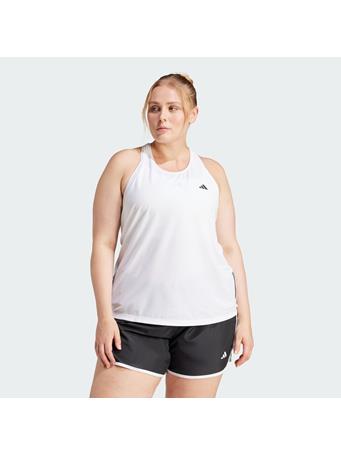 ADIDAS - Own The Run Tank Top (Plus Size) WHITE