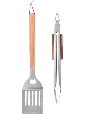 FARBERWARE - 2-Piece BBQ Wood Tool Set WOOD