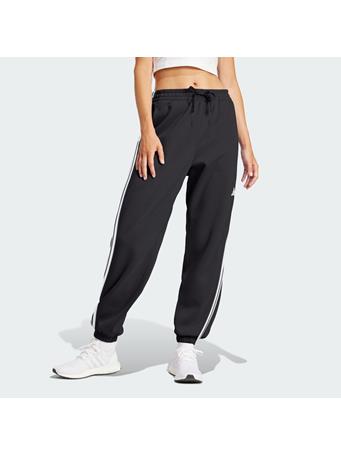 ADIDAS - Essentials 3-Stripes French Terry Cuffed Joggers BLACK
