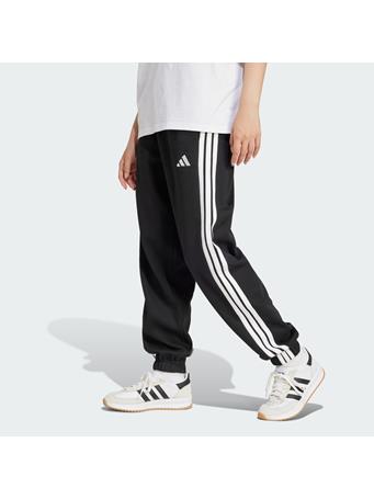 ADIDAS - Essentials 3-Stripes Fleece Loose-Fit Pants BLACK