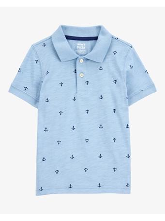 CARTER'S - Toddler Anchor Polo Shirt BLUE