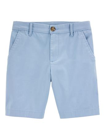 CARTER'S - Kid Stretch Chino Shorts BLUE