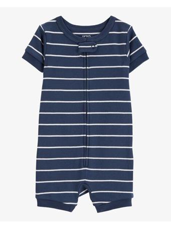 CARTERS - Toddler Striped Snug Fit Cotton 1-Piece Pajamas - Navy NAVY