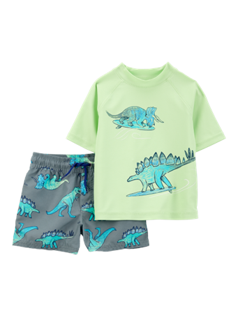 CARTER'S - 2-Piece Rashguard & Swim Trunk Set BLUE