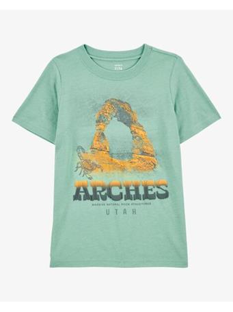 CARTER'S - Kid Knit Short-Sleeve Tee GREEN