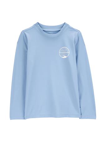 CARTER'S - Boys 4-7 Long Sleeve Graphic Rashguard BLUE