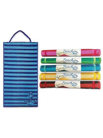 Beach Mat With Elastic Band ANCHOR NAVY
