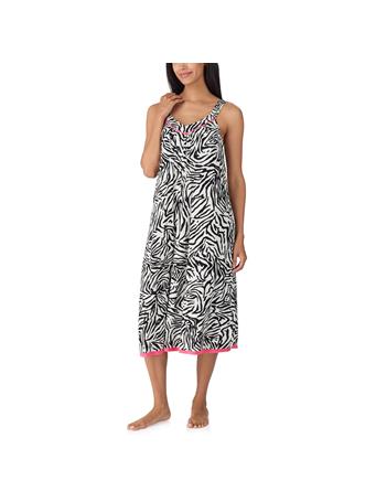 ELLEN TRACEY - Sleeveless Midi Gown WHT/ANIMAL