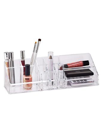 KENNEDY INTERNATIONAL - Cosmetics and Jewelry Organizer CLEAR