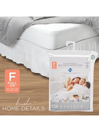 KENNEDY INTERNATIONAL - Sanitized Anti-Bacterial  Waterproof Mattress Cover WHITE