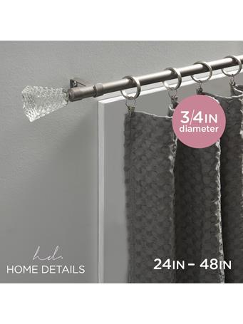 KENNEDY INTERNATIONAL - Crystal Single Curtain Rod GOLD