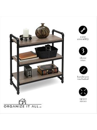 KENNEDY INTERNATIONAL - Pipe Line 3 Tier Rack BLACK