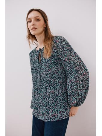 CORTEFIEL - Blouse  BLUE PRINT