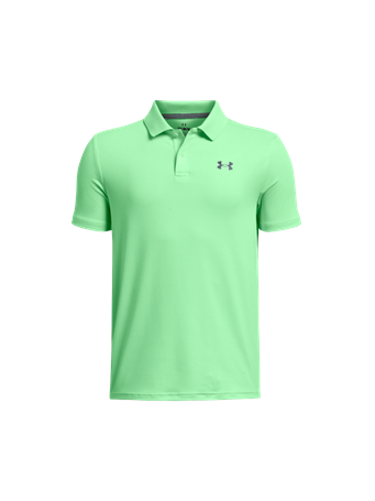 UNDER ARMOUR - Boys Performance Polo MATRIXGREEN/MIDNIGHTNAVY