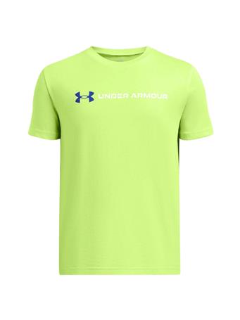 UNDER ARMOUR - Team Issue Wordmark Short Sleeve Tee MORPHGREEN/WHITE