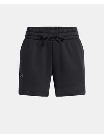 UNDER ARMOUR  - Rival Fleece Short BLACK/WHITE