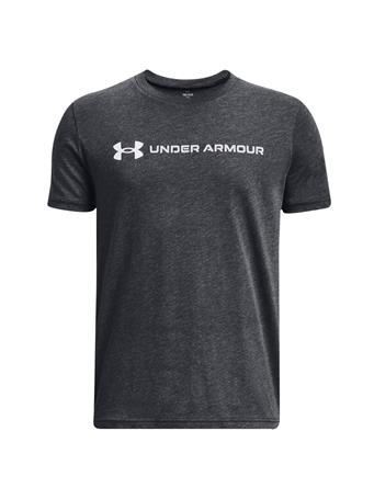 UNDER ARMOUR - Team Issue Wordmark Short Sleeve Tee BLACK/MORPHGREEN