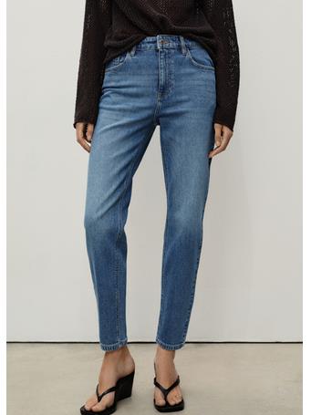 MANGO - Newmom Comfort High-rise Jeans MEDIUM BLUE