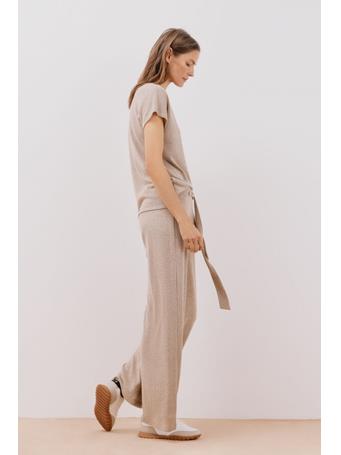 CORTEFIEL - Belt Point Pants SAND
