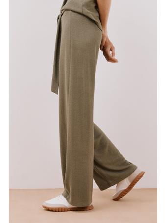 CORTEFIEL - Belt Point Pants DARK KHAKI