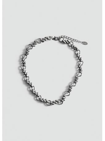 MANGO - Link Mixed Necklace LT PASTEL GREY