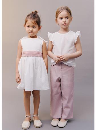 MANGO - Linen-blend Trousers PINK