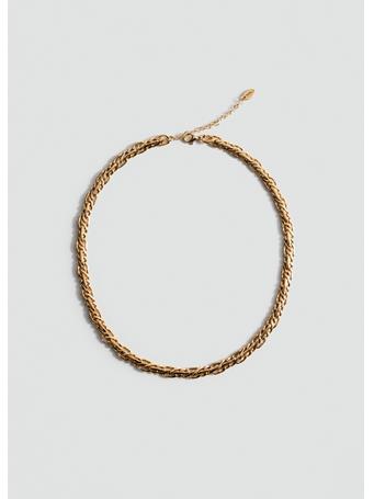 MANGO - Necklace With Mini Links GOLD