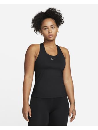 NIKE - Swoosh Women's Medium-Support Padded Sports Bra Tank BLACK/BLACK