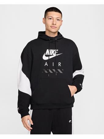 NIKE - Air Men's Fleece Pullover Hoodie BLACK