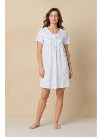 CAROLE HOCHMAN - Palm Beach Cotton Short Nightgown NOVEL PT