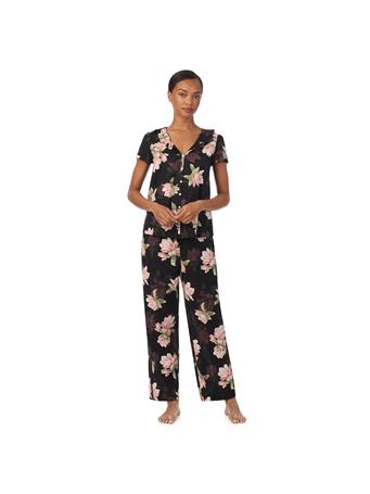 RALPH LAUREN - Floral Short Sleeve PJ Set BLKGRD FLR