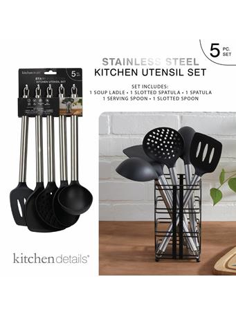 KENNEDY INTERNATIONAL - Cooking Utensils Set STAINLESS STEEL