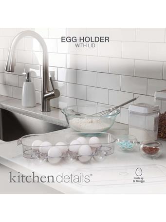 KENNEDY INTERNATIONAL - Egg Holder with Lid CLEAR