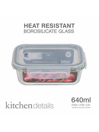 KENNEDY INTERNATIONAL - Vented Rectangle Food Storage CLEAR