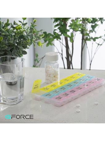 G-FORCE - Weekly Pill Organizer CLEAR