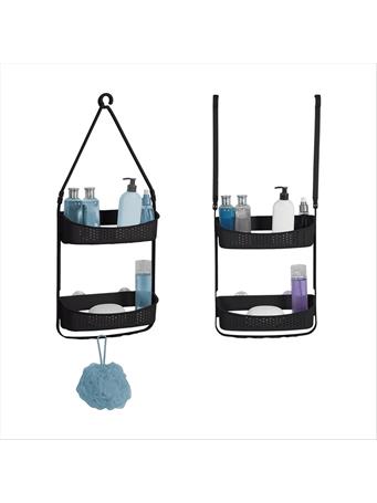 KENNEDY INTERNATIONAL - Convertible Shower Caddy MATTE BLACK