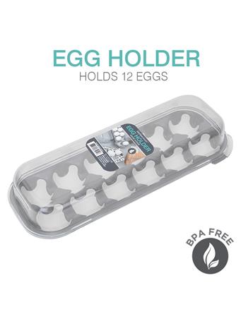 KENNEDY INTERNATIONAL - Egg Holder with Lid WHITE