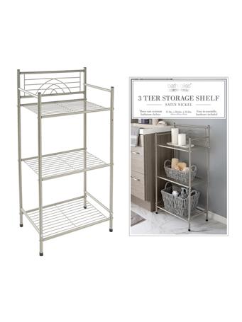 KENNEDY INTERNATIONAL - 3 Tier Storage Shelf SATIN