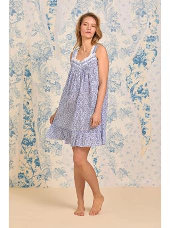 EILEEN WEST - 36IN Short Chemise WHT/DITS