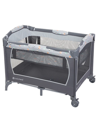 BABY TREND - Rest Playard Twinkle Little Forest GREY
