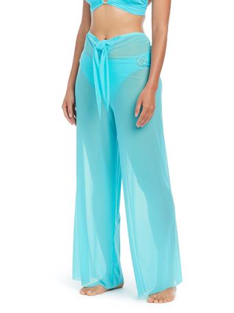 BLEU ROD BEATTIE - Be Transparent Tie-Front Pants Cover-Up LAGUNITA